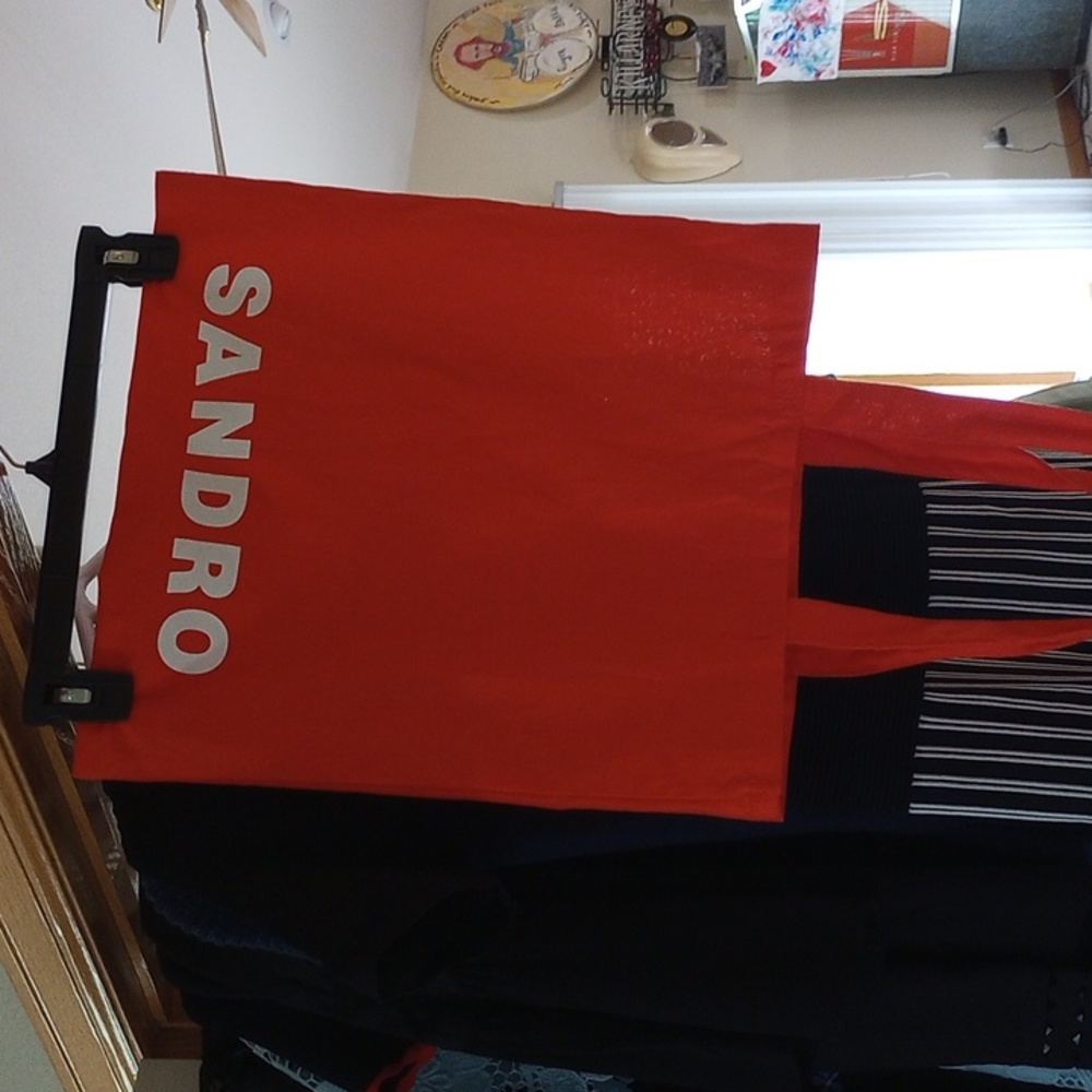 Sandro cotton tote bag